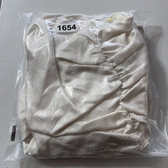 DO+BE Strapless Ruched Mini Dress Women’s L Ivory NWT - Picture 12 of 12